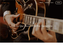 Tablet Screenshot of clasesguitarraonline.com